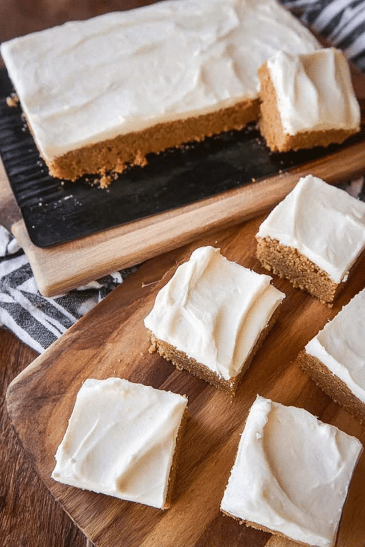 Sourdough Pumpkin Bars with Cinnamon Cream Cheese Frosting