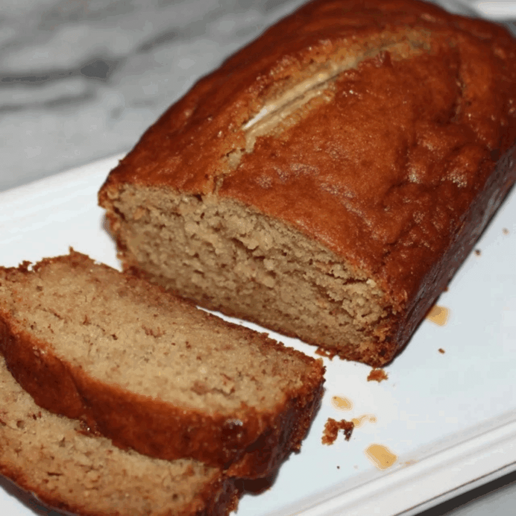 Super moist banana bread loaf