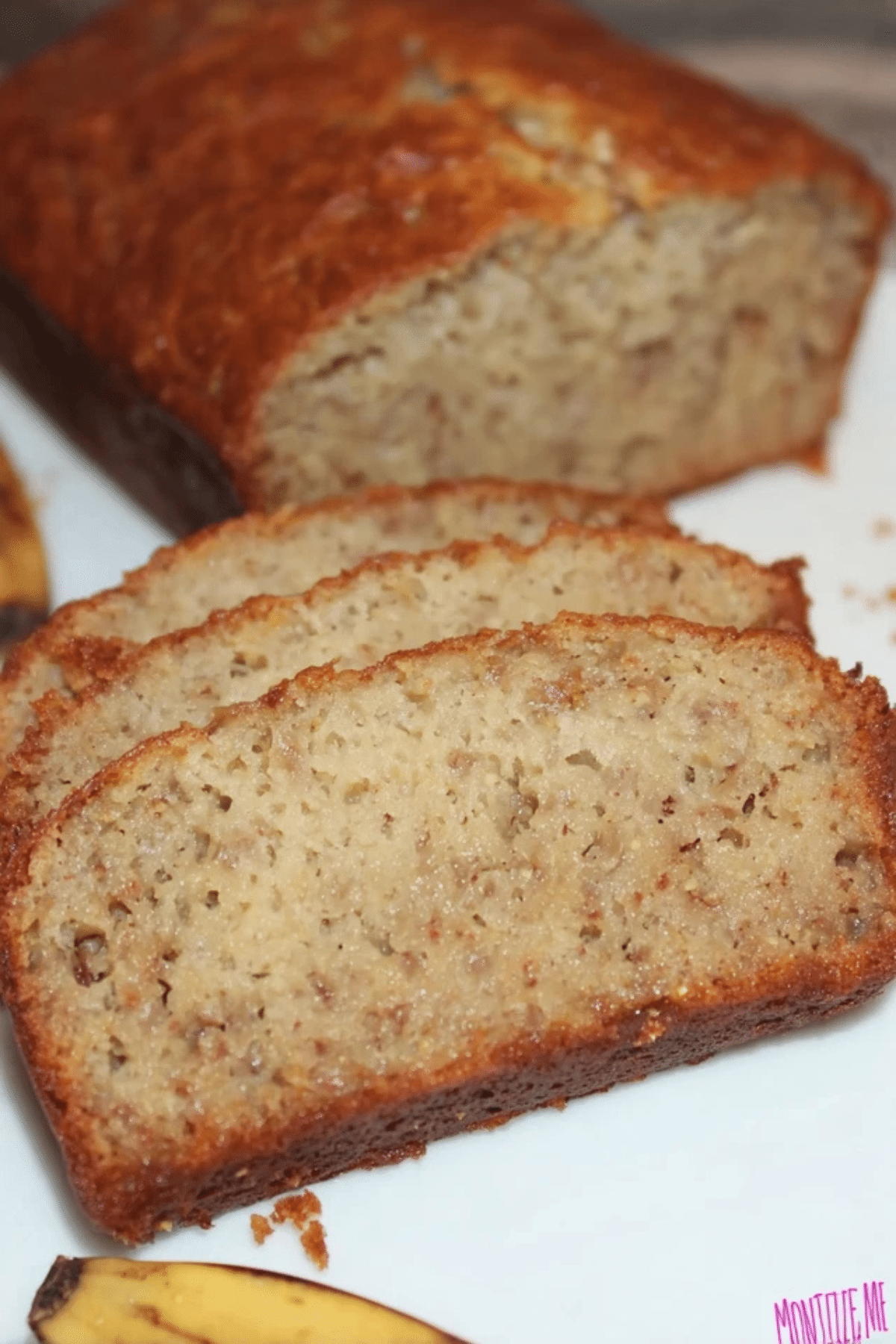 Super moist banana bread loaf