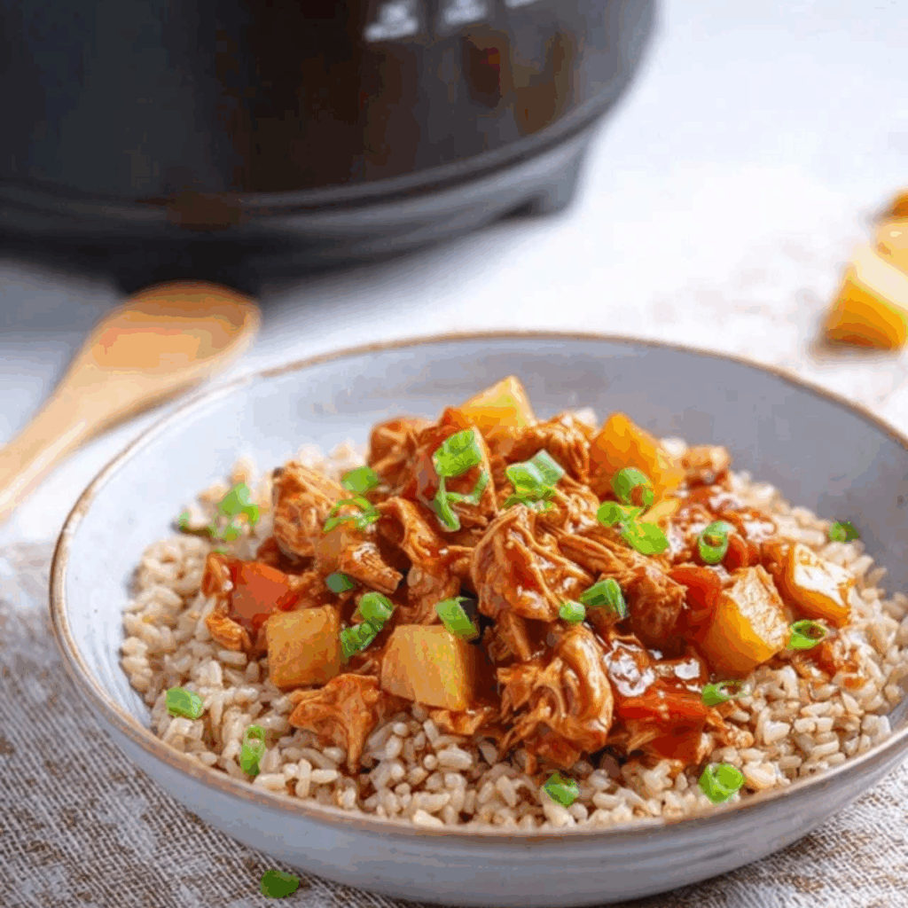 Sweet Hawaiian Crockpot Chicken