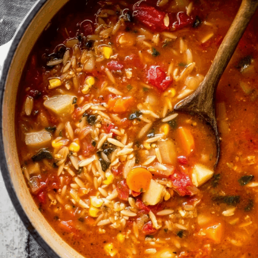 Vegetable Orzo Soup