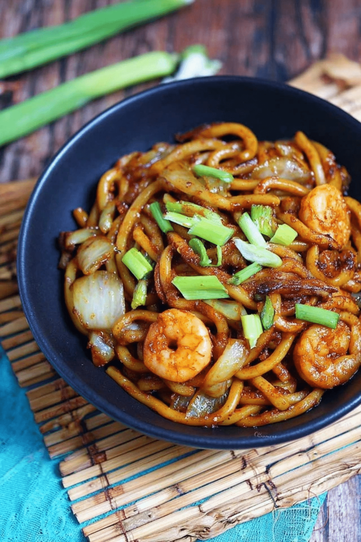 Yaki Udon with Shrimp