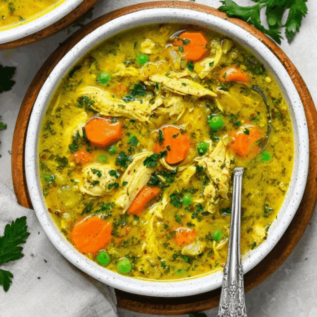 Anti Inflammatory Turmeric Chicken Soup (2)