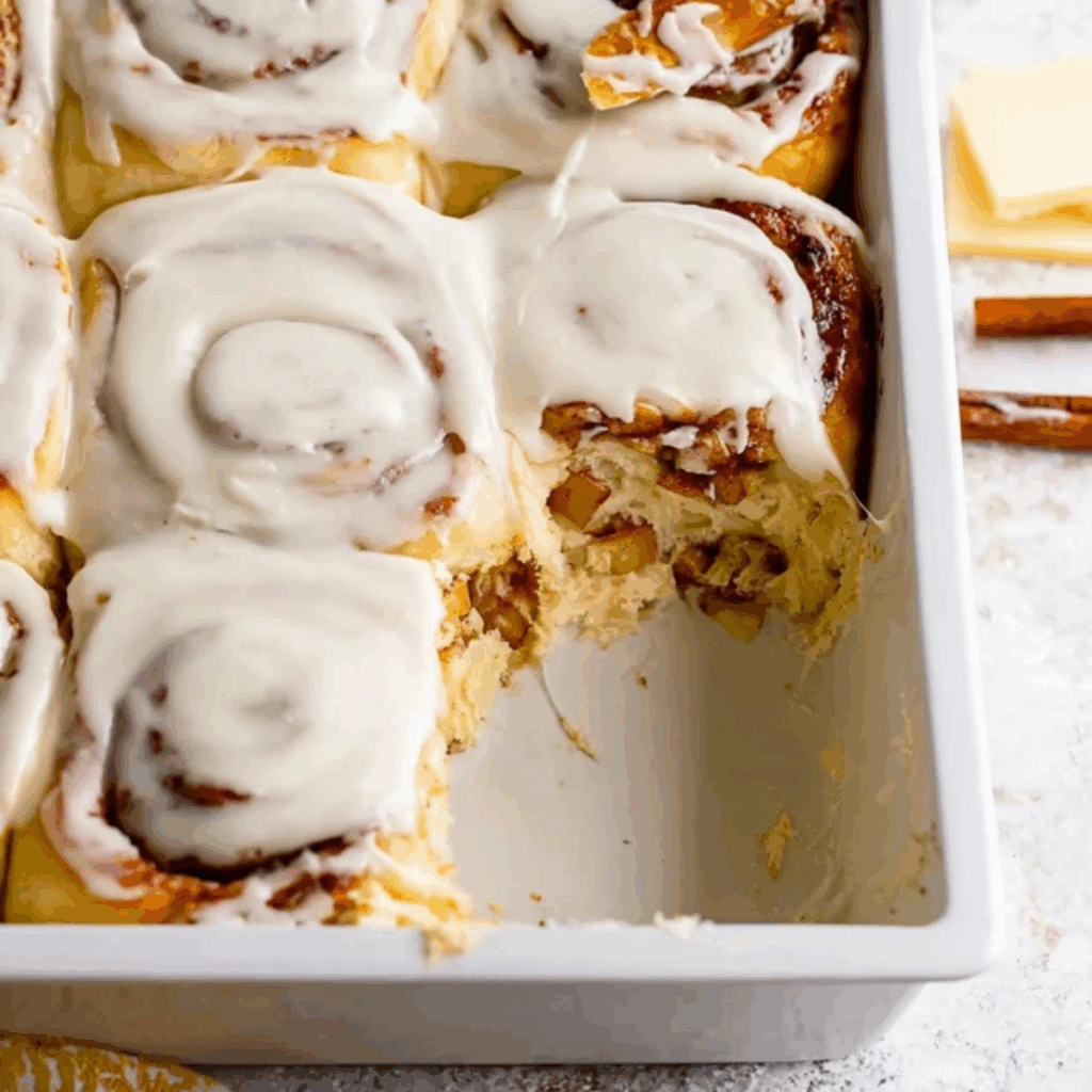 Baked Apple Cinnamon Rolls (2)