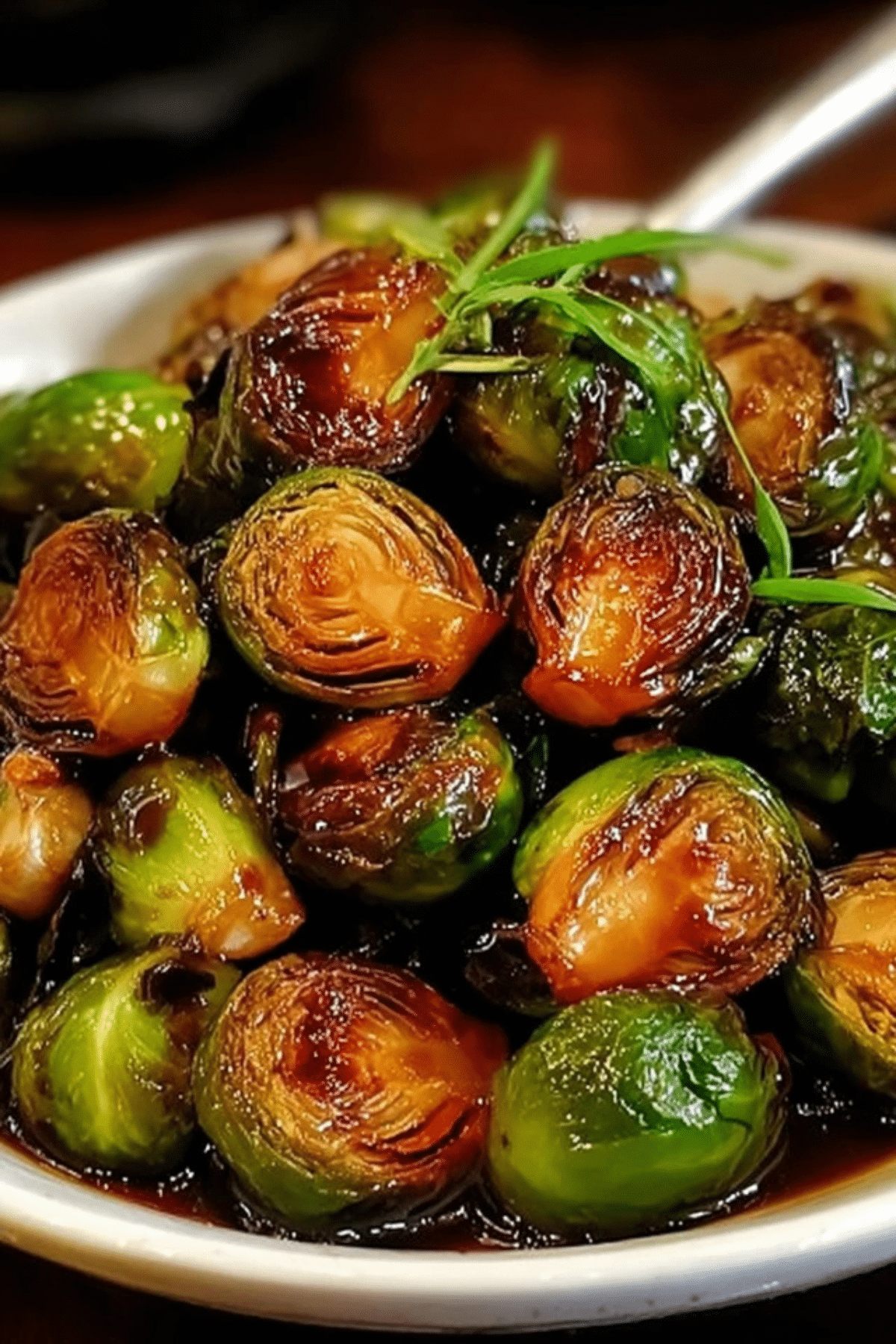 Balsamic Glazed Brussels Sprouts