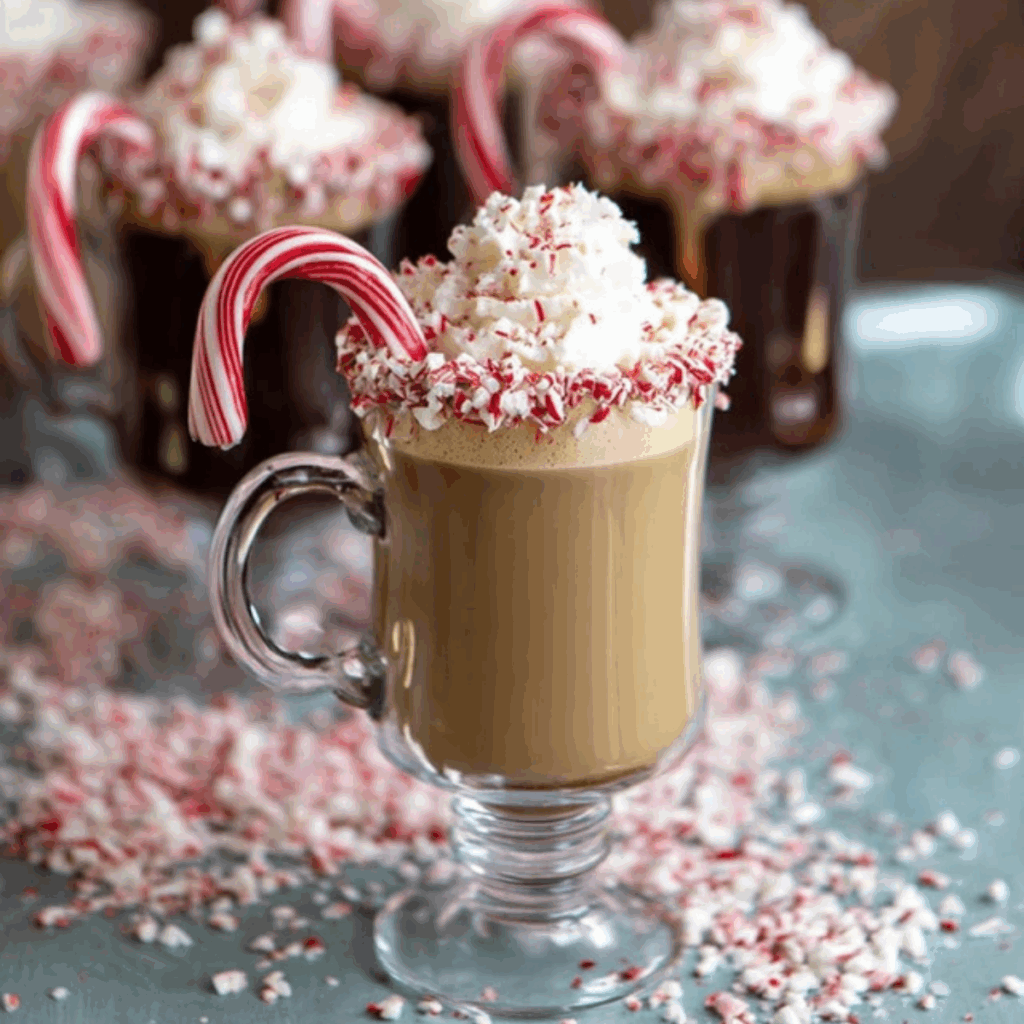 Boozy Peppermint Mocha Coffee