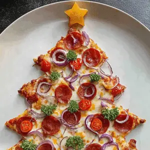 Christmas Tree Pizza