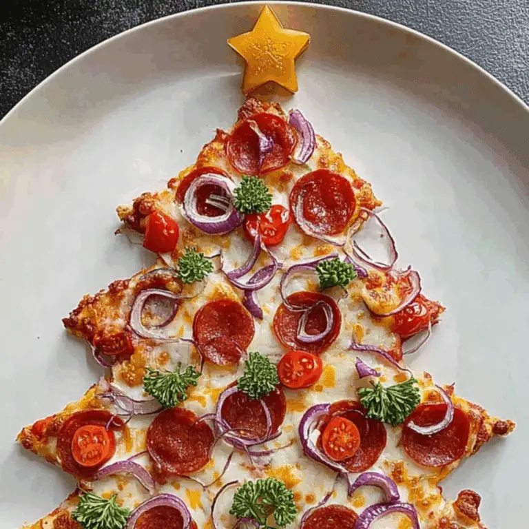 Christmas Tree Pizza