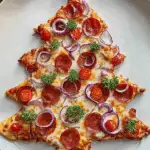 Christmas Tree Pizza