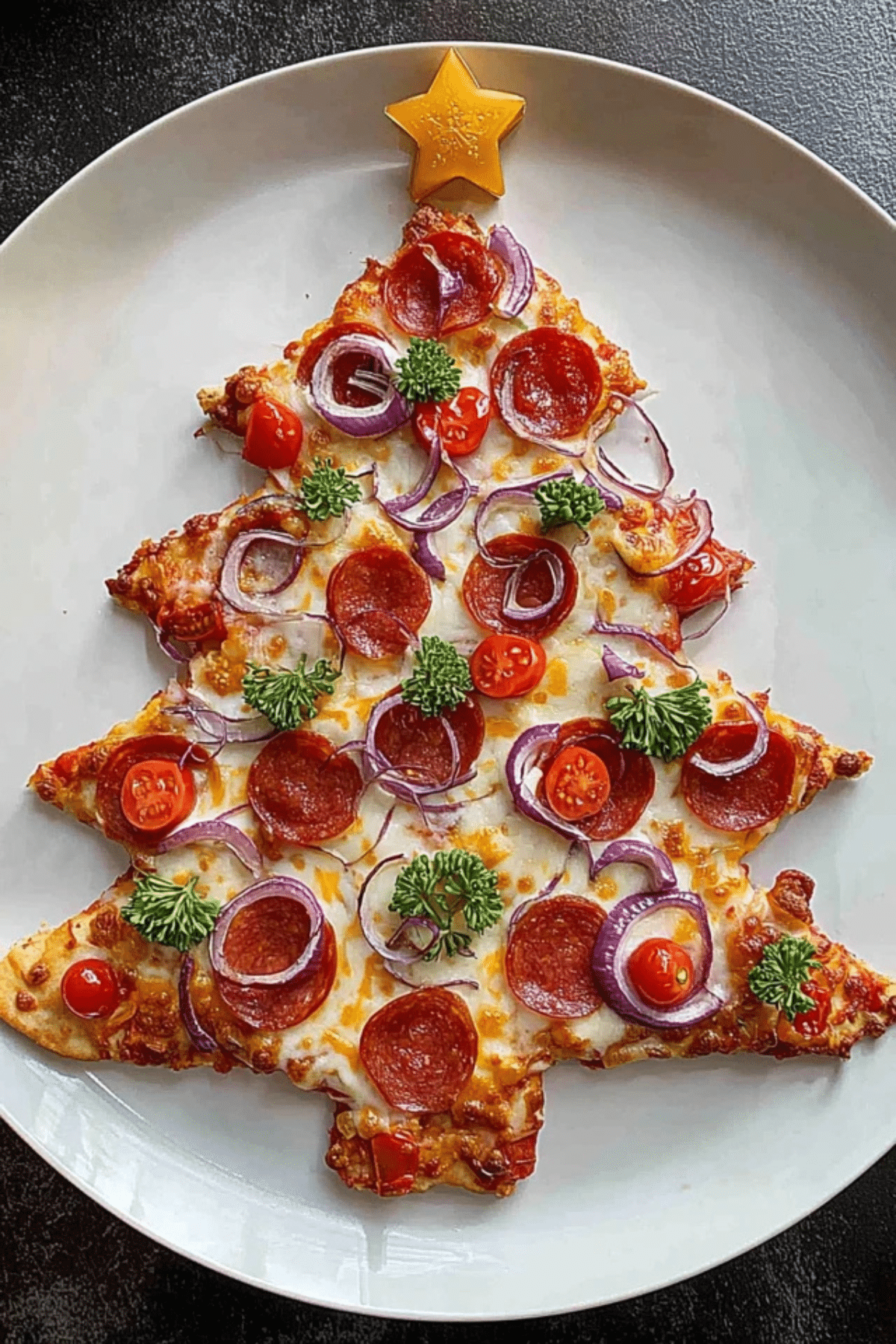 Christmas Tree Pizza