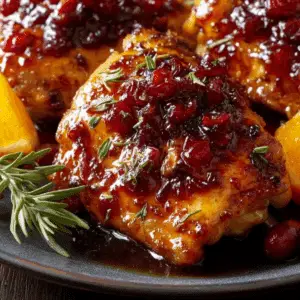 Cranberry Orange Glazed Chicken