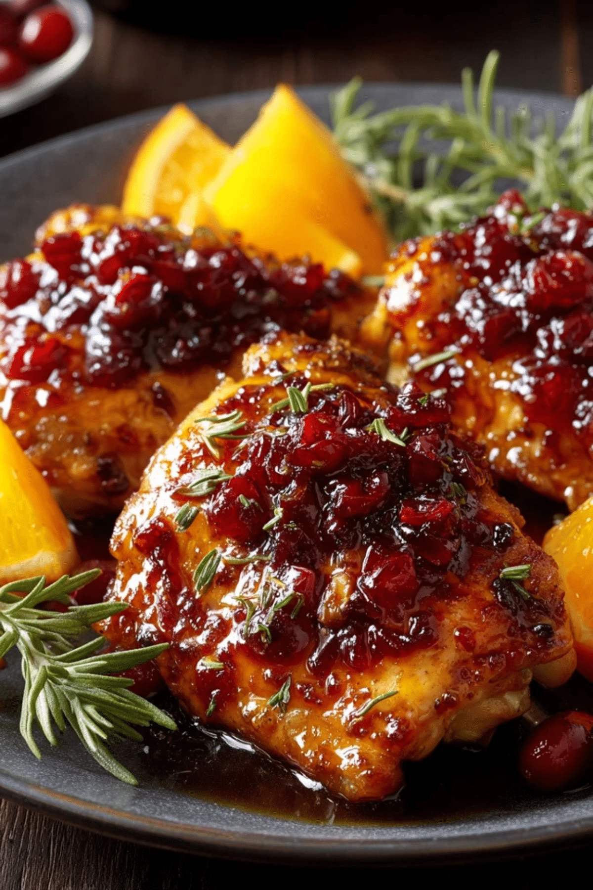 Cranberry Orange Glazed Chicken