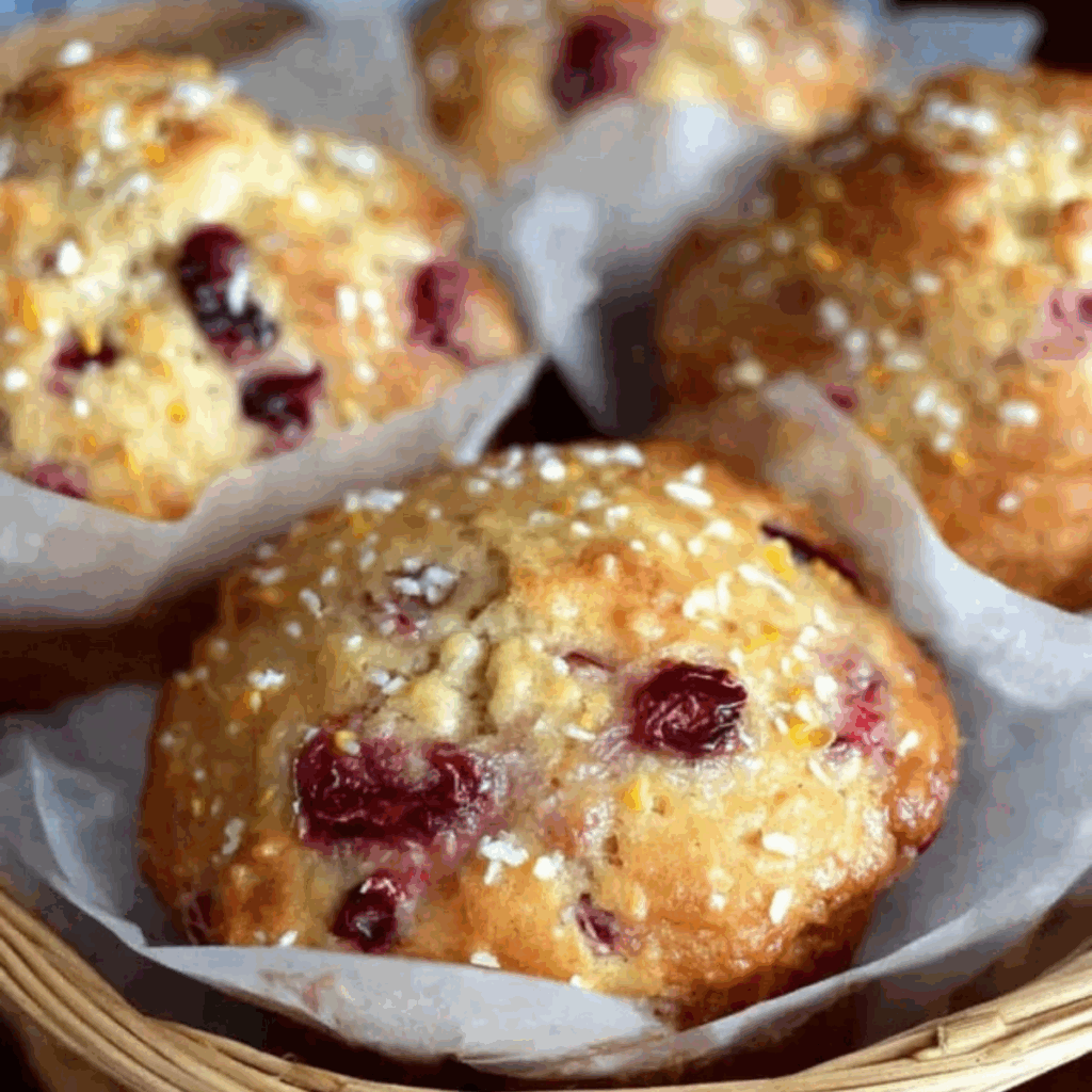 Cranberry and Orange Muffins
