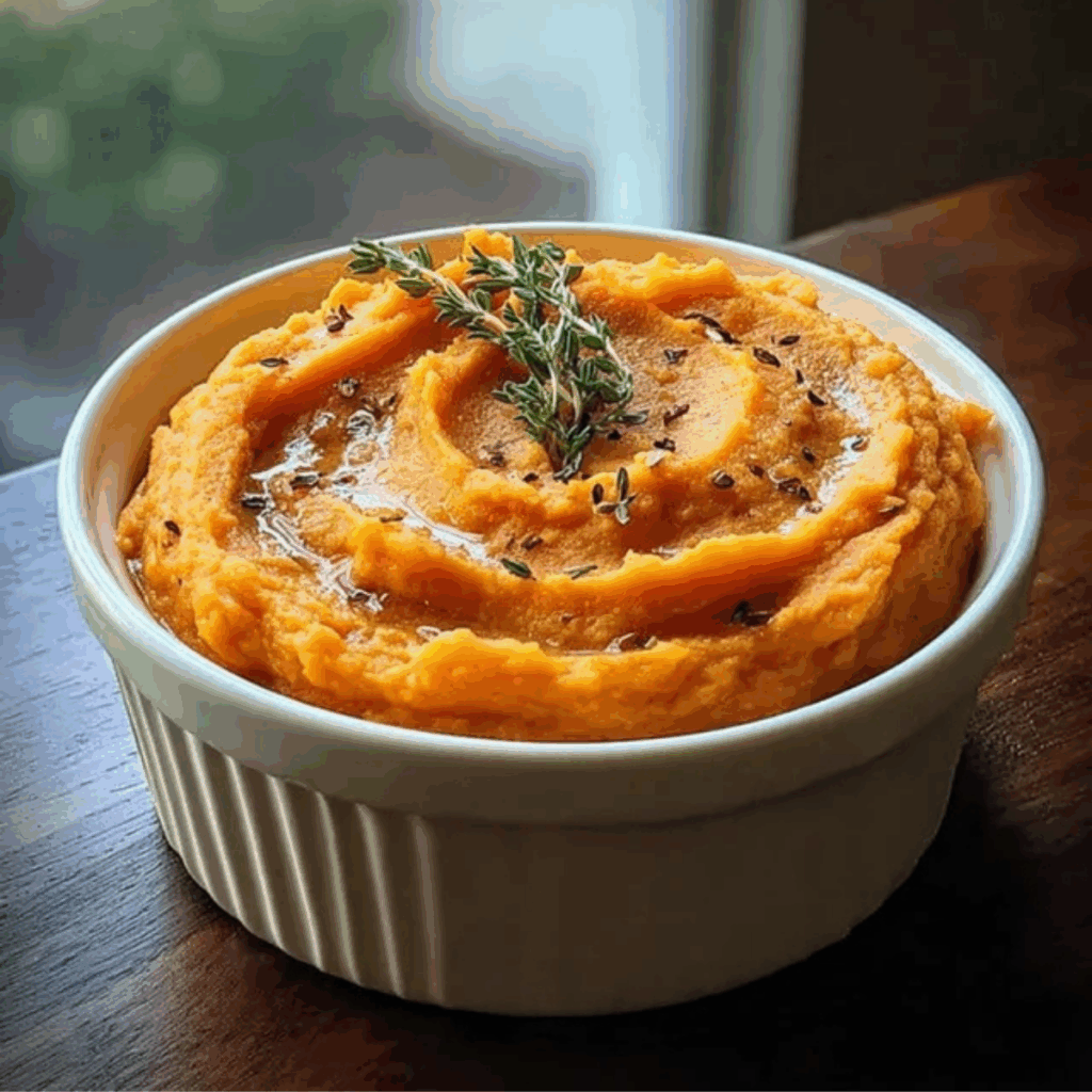 Creamy Sweet Potato Mash with Nutty Brown Butter
