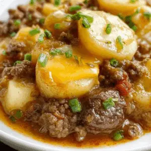 Crockpot Hamburger Potato Casserole