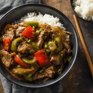 Crockpot Pepper Steak