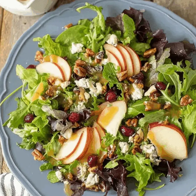 Fall Salad with Maple Vinaigrette
