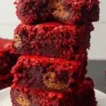 Fudgy Red Velvet Brownies