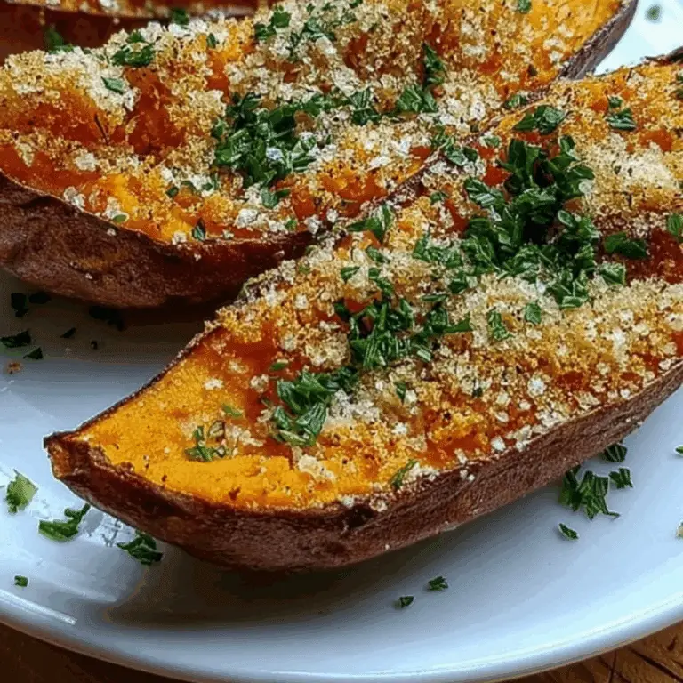 Garlic Parmesan Sweet Potato (1)