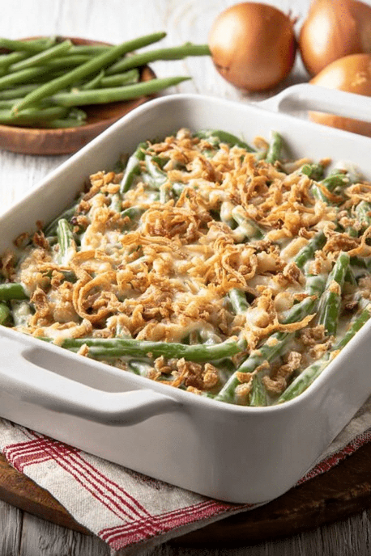 Green Bean Casserole with Cream Cheese (1)