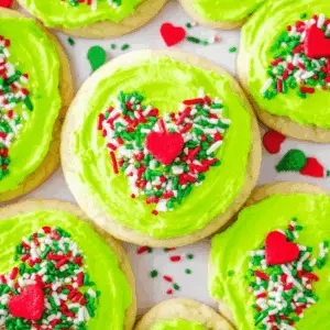 Grinch Crumbl Christmas Sugar Cookies