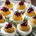 Harvest Cranberry Deviled Eggs (6)