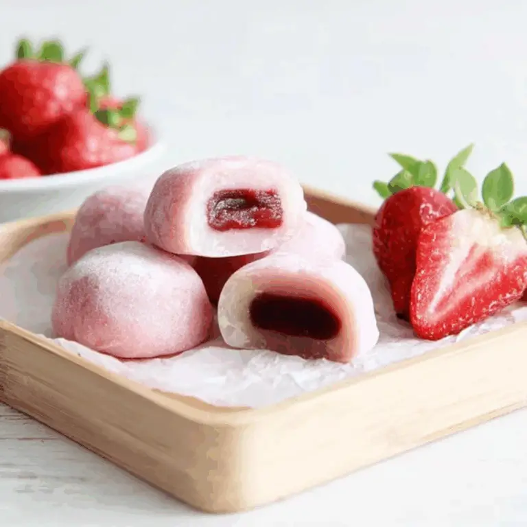 Healthy Strawberry Mochi (7)