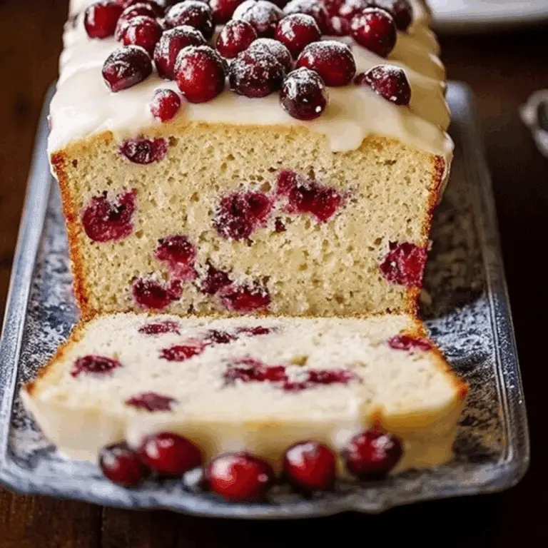 Heavenly Cranberry Pound Cake (1)