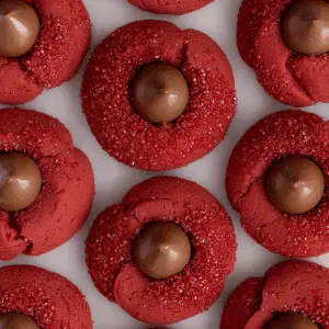 Hershey’s Red Velvet Blossoms Cookies