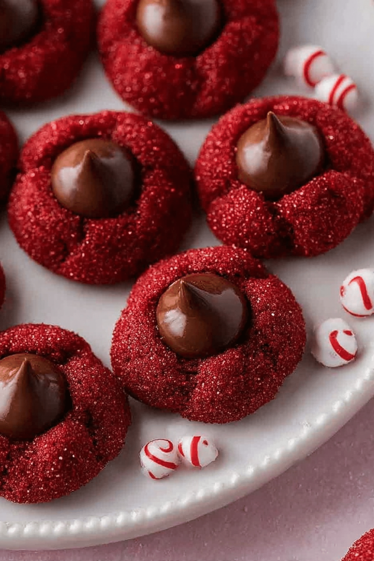 Hershey’s Red Velvet Blossoms Cookies