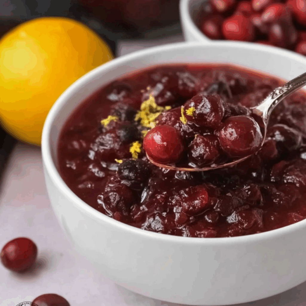 Homemade Fresh Cranberry Orange Sauce