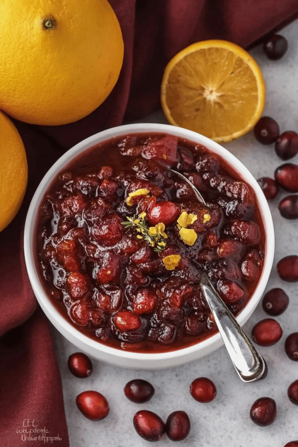 Homemade Fresh Cranberry Orange Sauce