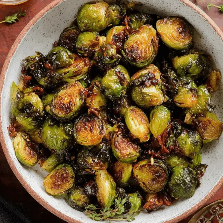 Honey Balsamic Brussels Sprouts (1)