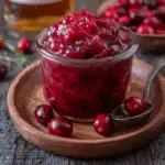 Honey Bourbon Cranberry Sauce