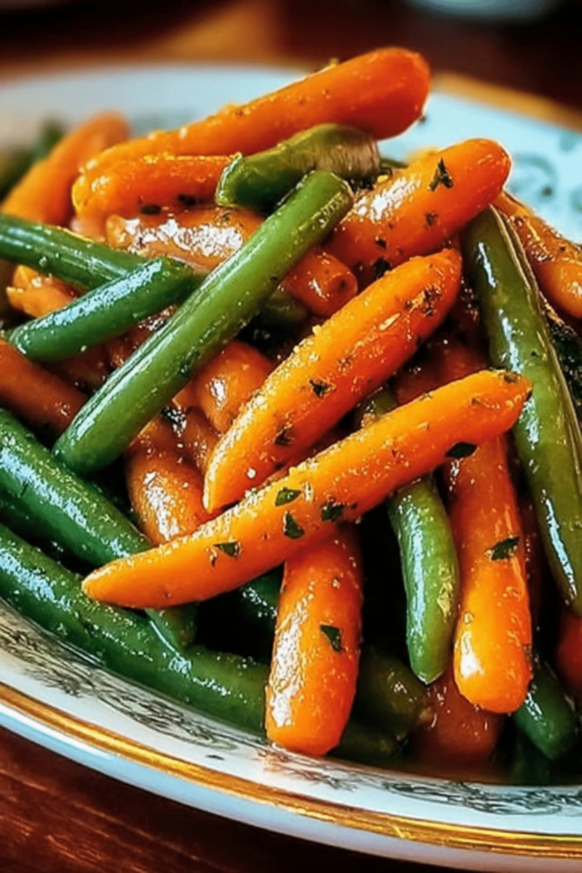 Honey Glazed Carrots & Green Beans