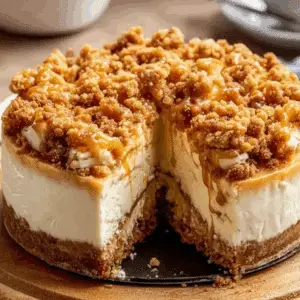 Irresistible Apple Crumble Cheesecake