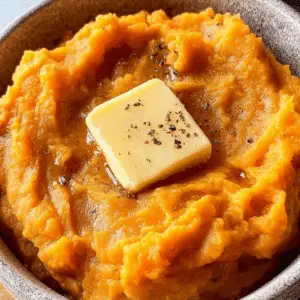 Irresistible Honey Butter Mashed Sweet Potatoes