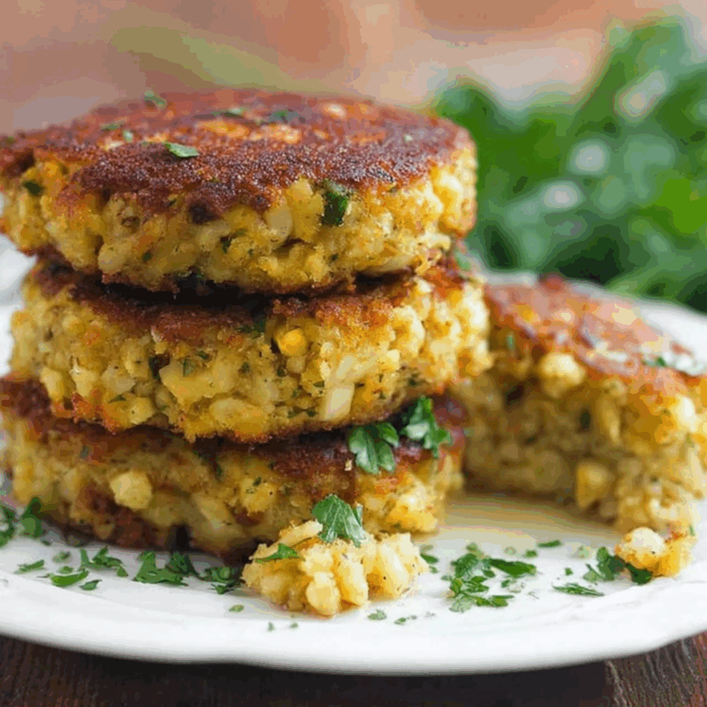 Leftover Stuffing Cakes