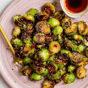 Maple Soy Glazed Brussel Sprouts (1)