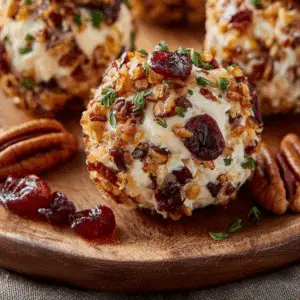 Mini Cranberry Pecan Cheese Balls