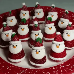 Mini Strawberry Santas