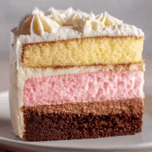 Neapolitan Layer Cake