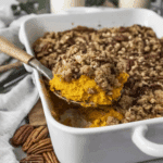 Old Fashioned Sweet Potato Casserole With Pecan Topping