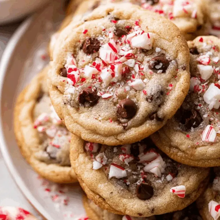 Peppermint Chocolate Chip Cookies