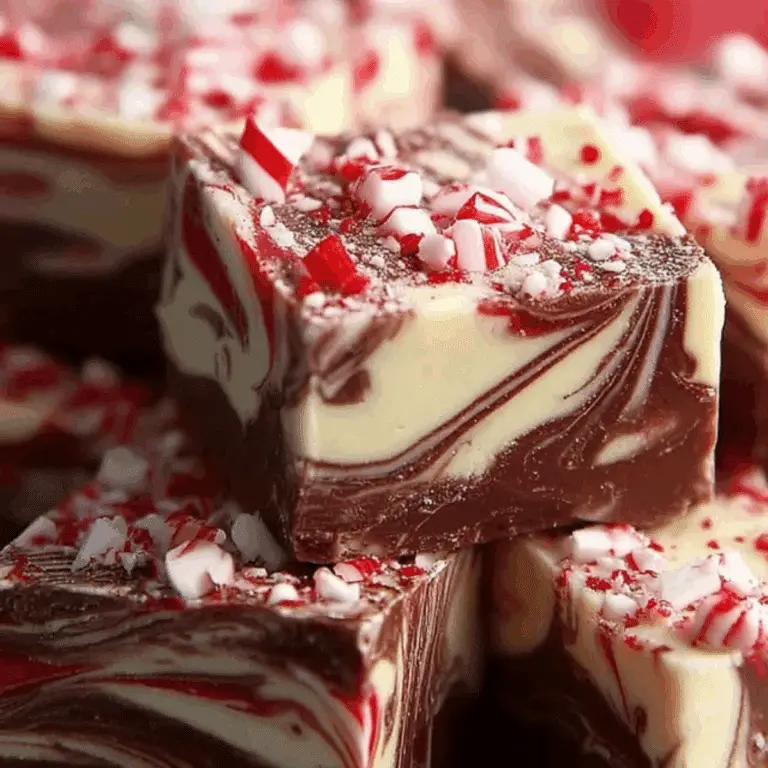 Peppermint Swirl Fudge