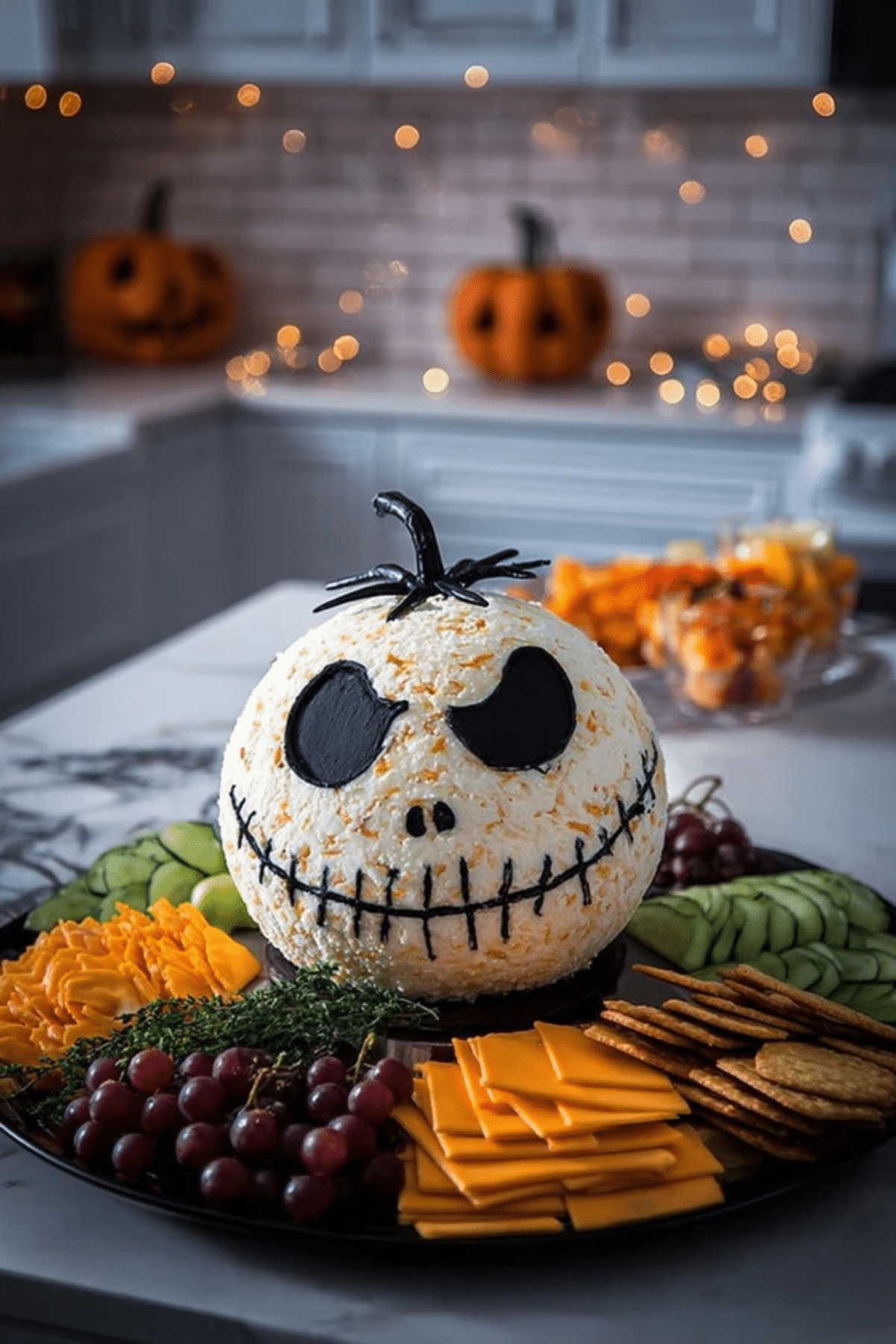Skellington Cheese Ball Appetizer (6)