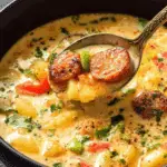 Slow Cooker Cajun Potato Soup (4)