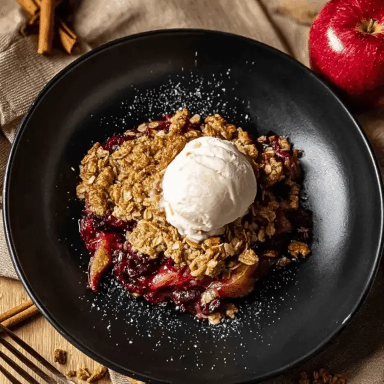 Apple Cranberry Crisp