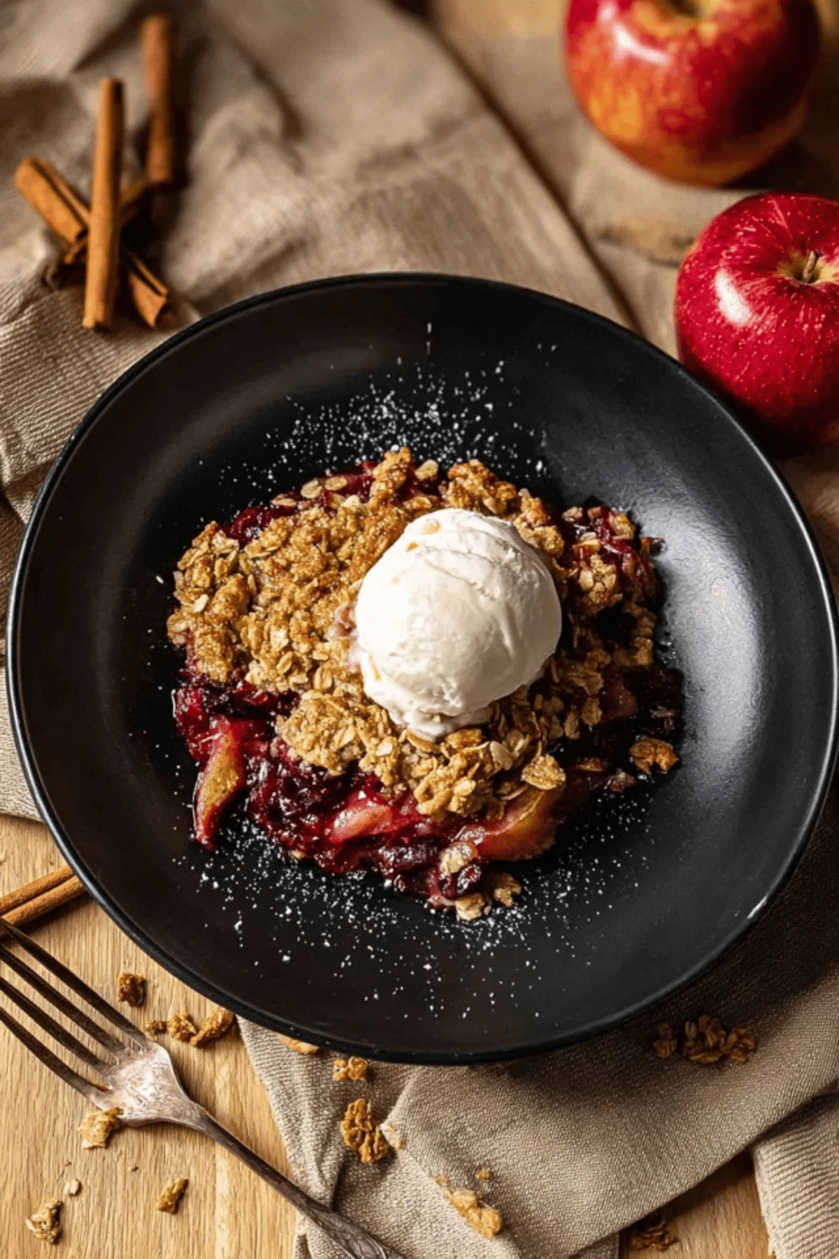Apple Cranberry Crisp