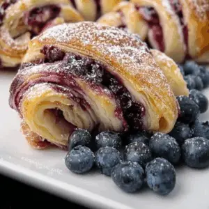 Blueberry Cream Cheese Puff Pastry